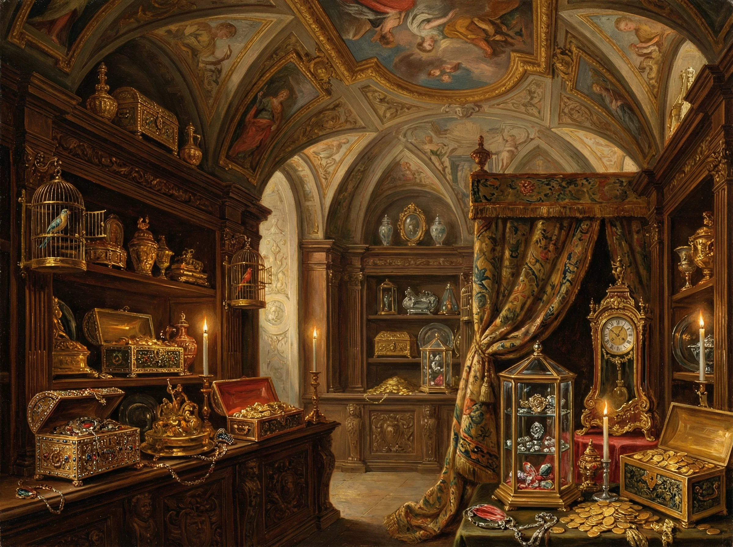 巅峰国际平台排行榜 - 皇家宝库奇珍异宝古典油画